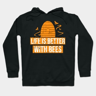 Distressed Life is Better With Bees Shirt for Men Women Kids Hoodie
